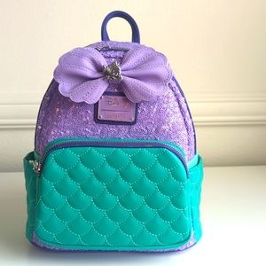 Loungefly Disney Princess Ariel sequin backpack